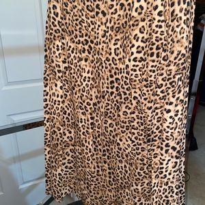 Charter Club Plus 2x Animal-Print Skirt